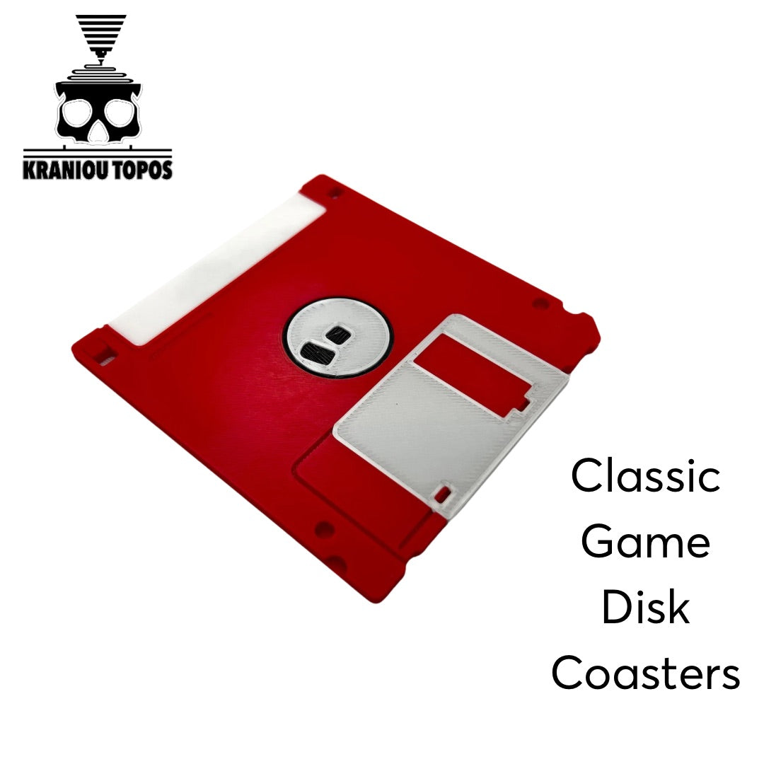 Classic Game Disk Coasters