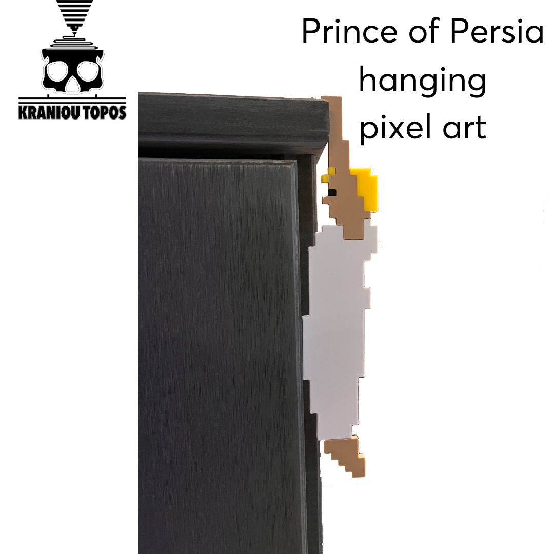 Prince of Persia hanging pixel art