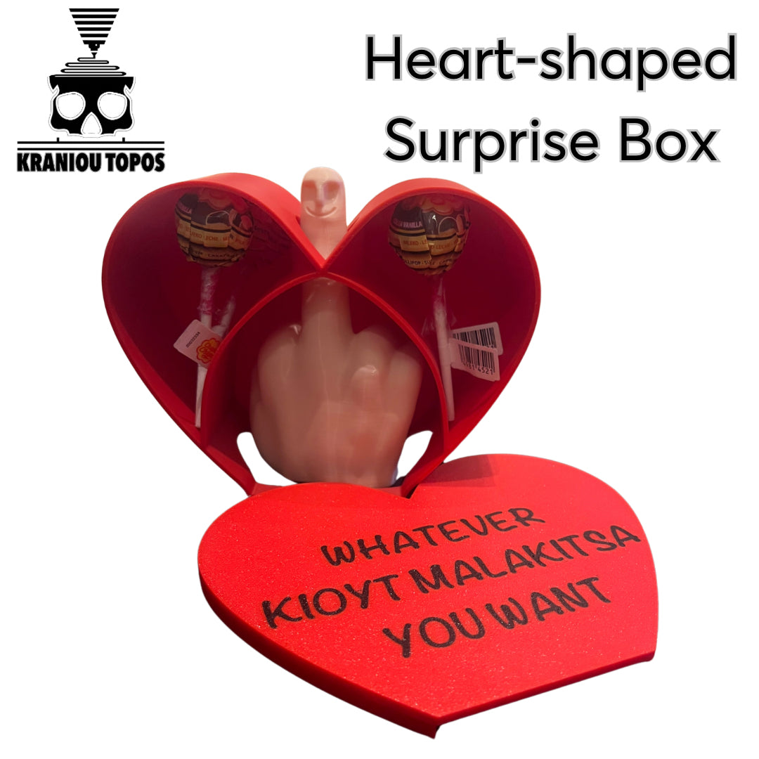 Heart-shaped surprise box
