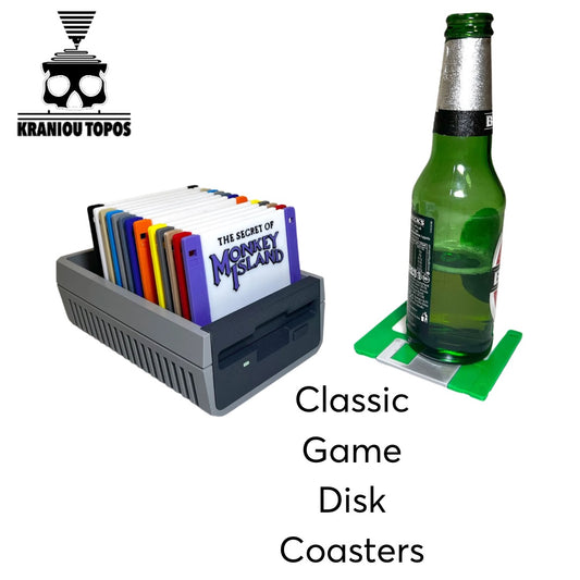 Classic Game Disk Coasters