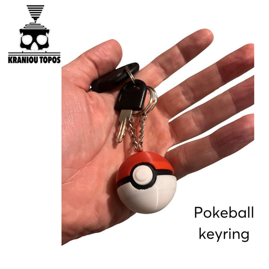 Pokeball Keyring