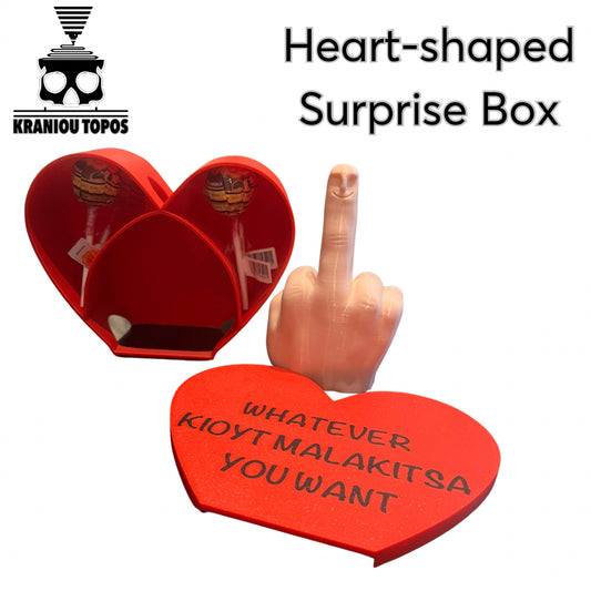 Heart-shaped surprise box